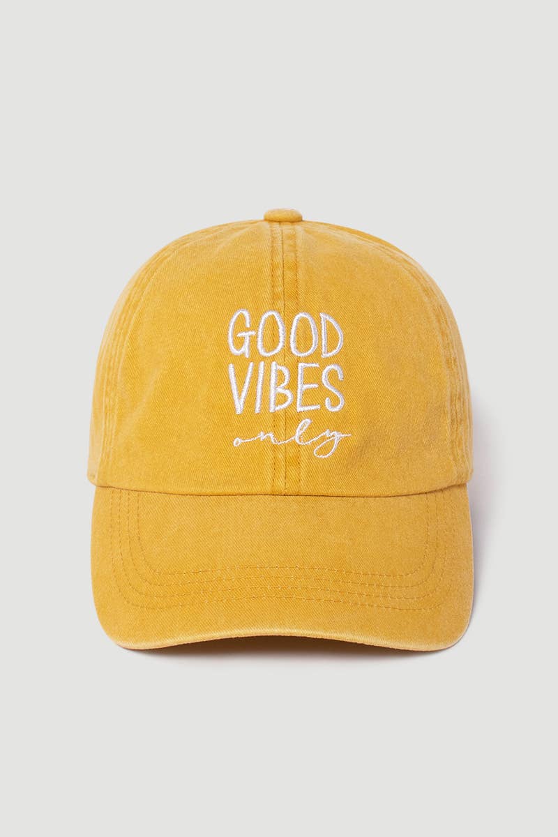 Good Vibes Only Baseball Cap