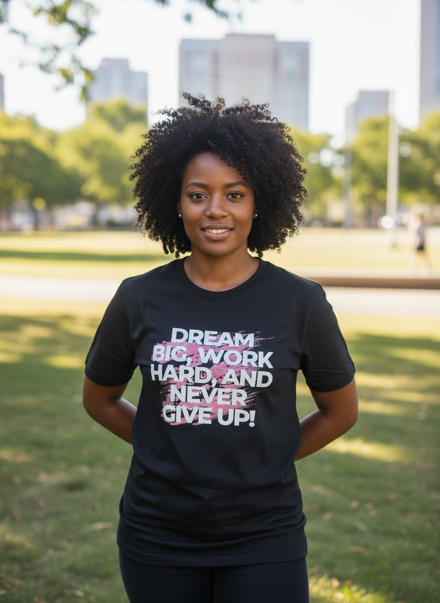 Dream Big, Hard Work. And Never Give Up!